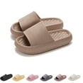thumbnail image 1 of Cloud Slides for Women and Men Sandals, House Pillow Slippers Bathroom Super Soft Comfy Shower Slide Sandals for Indoor and Outdoor, 1 of 7