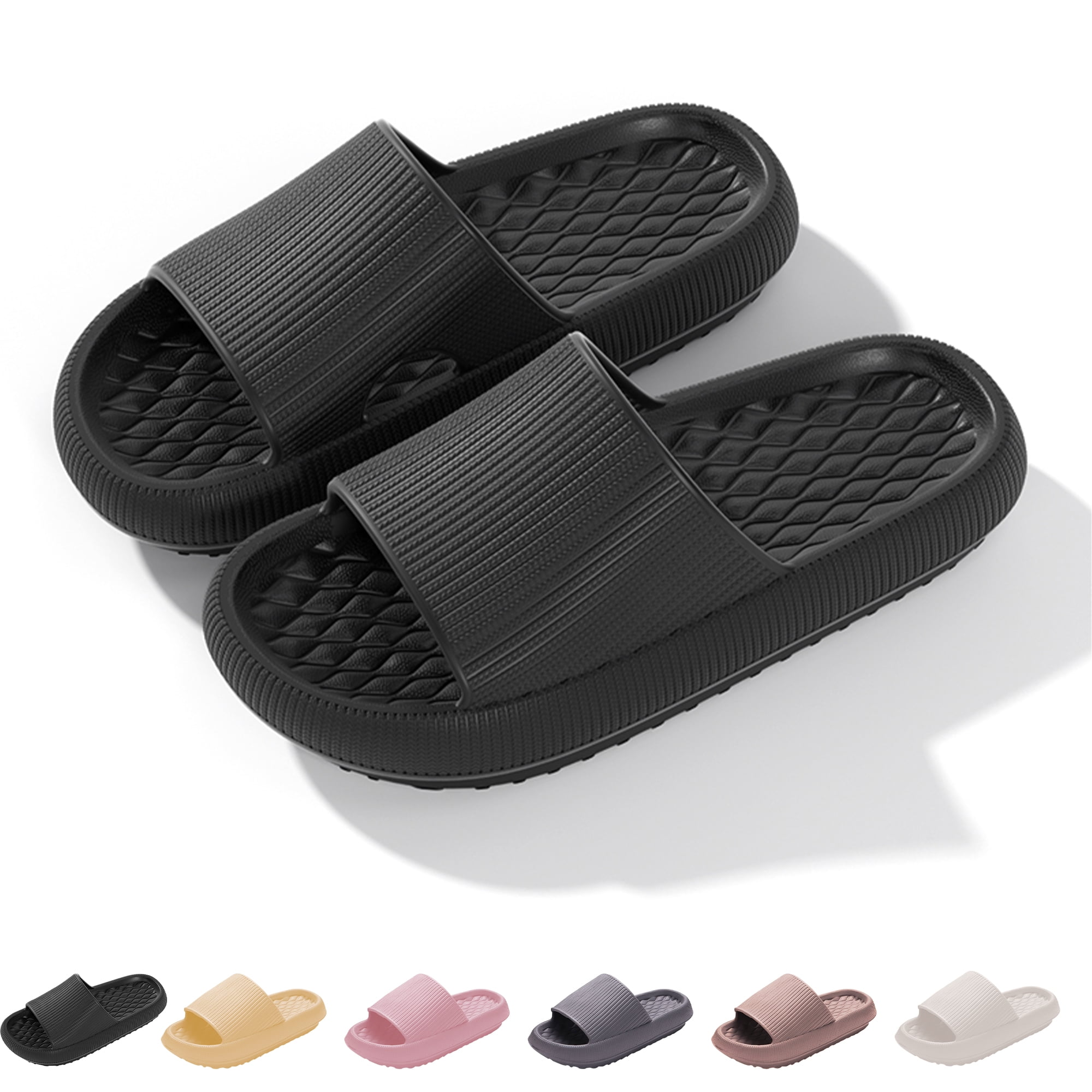 Cloud Slippers for Women and Men, Pillow House Slippers, Thick Sole Cloud Cushion Slides, Super