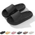 thumbnail image 1 of Cloud Slides for Women and Men Sandals, House Pillow Slippers Bathroom Super Soft Comfy Shower Slide Sandals for Indoor and Outdoor, 1 of 7