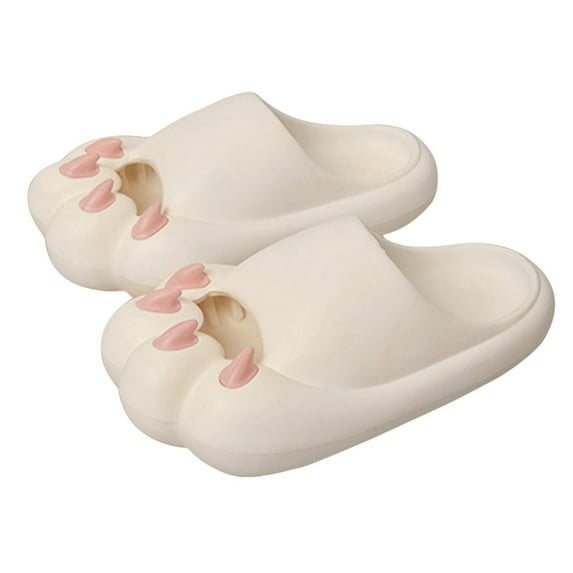 Cloud Slippers for Men Women, Novelty Bear Claw Slides Shower Shoes