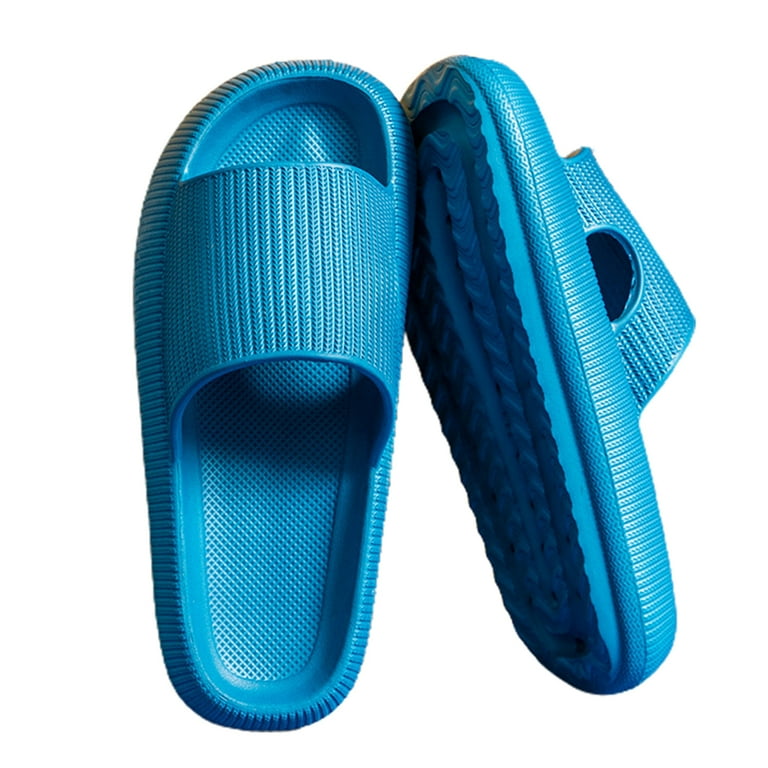 Cloud Slippers for Women EVA Open Toe Slide On Sandals Non slip Shower Shoes for Summer House Indoor Bathroom Bedroom