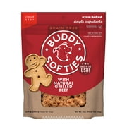 Buddy Biscuits Softies Beef Soft & Chewy Grain Free Treats for Dogs, 5 oz. Bag