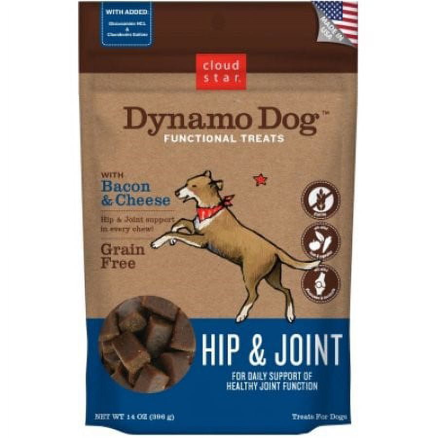 Cloud Star Dynamo Dog Hip & Joint Bacon & Cheese 14 oz Functional