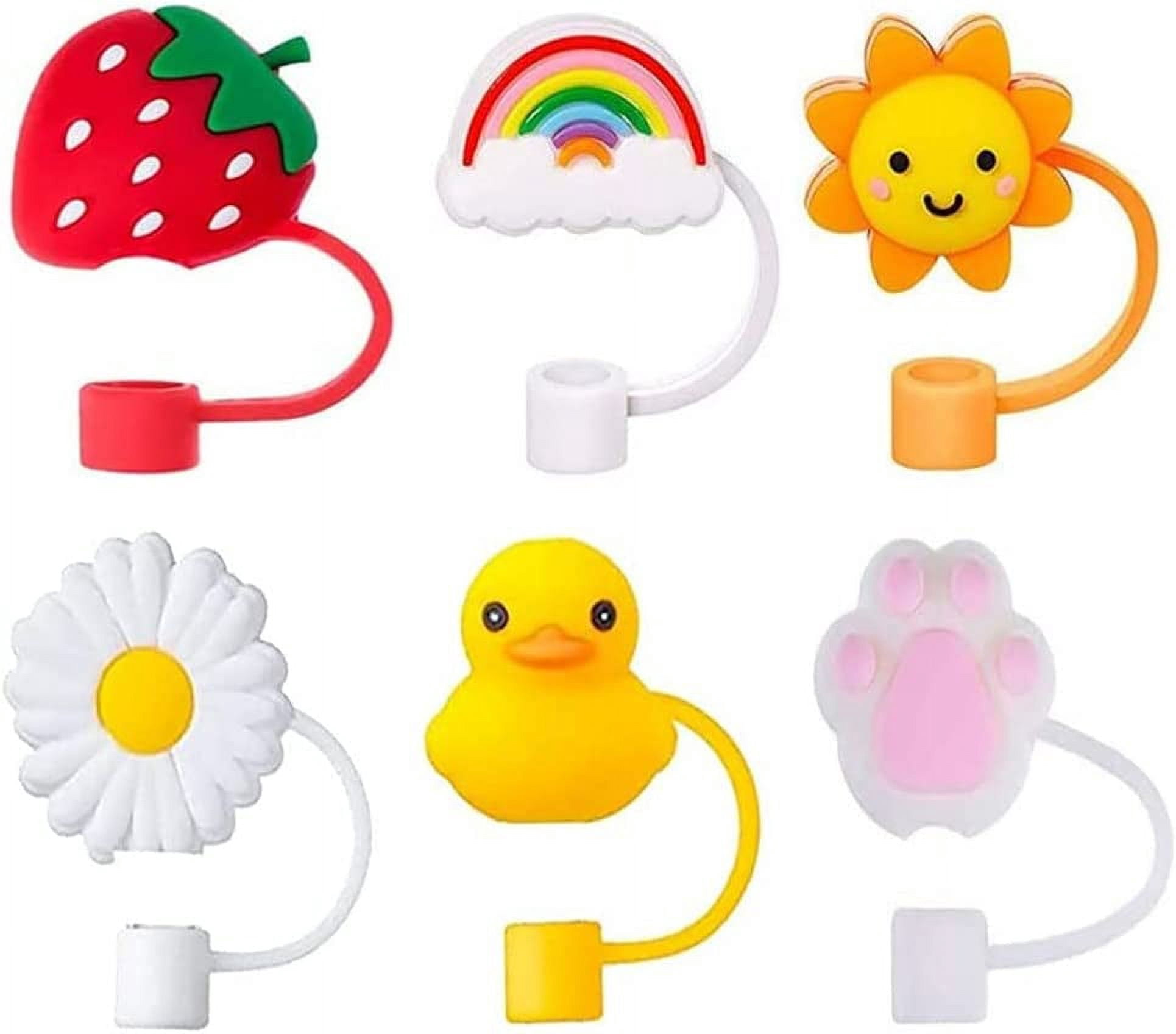 Cloud Straw Cover Toppers, Silicone Straw Cover Cap, Reusable Drinking ...