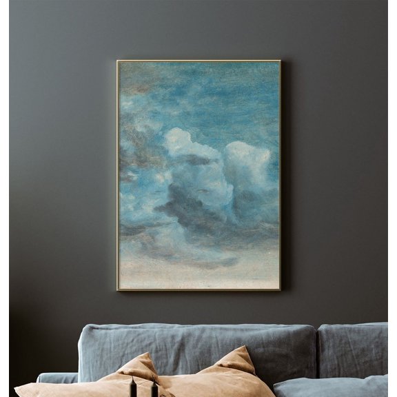 Cloud Study Lionel Constable Dark Academia Wall Art, Living Room And Gallery Wall Decor