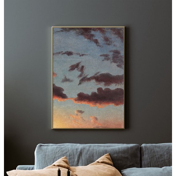 Cloud Study Sunset Wall Light Academia Art