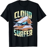 Cloud Surfer Classic Theme Everyday Message Retro Theme Bold Message T-Shirt