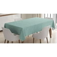 thumbnail image 1 of Cloud Tablecloth, Hand Drawn Clouds with Monochrome Sky Composition Grunge Spring Season, Rectangle Satin Table Cover for Dining Room and Kitchen, 52" X 70", Almond Green and White, by Ambesonne, 1 of 2