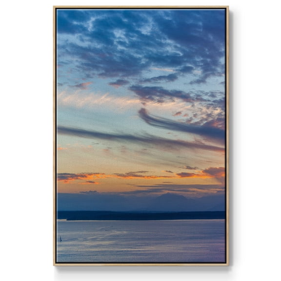 Cloud Variations Framed Premium Gallery Wrapped Canvas - Ready to Hang