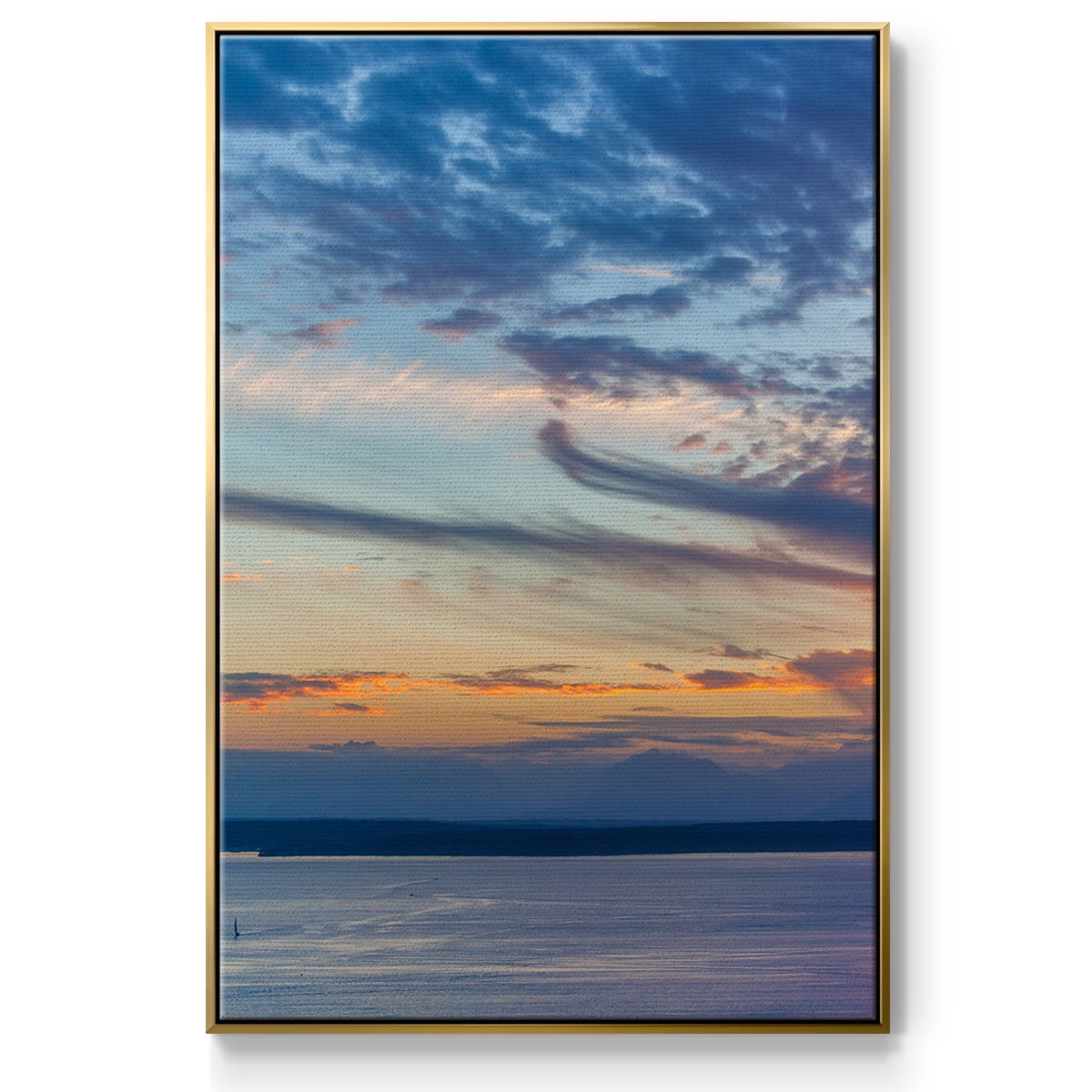 Cloud Variations Framed Premium Gallery Wrapped Canvas - Ready to Hang