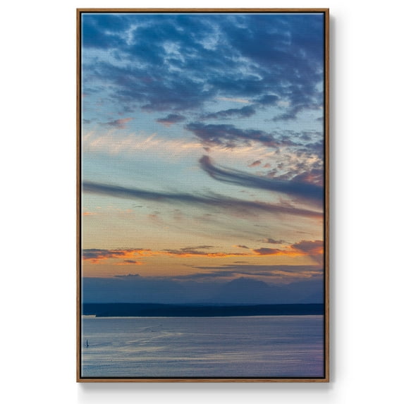 Cloud Variations Framed Premium Gallery Wrapped Canvas - Ready to Hang