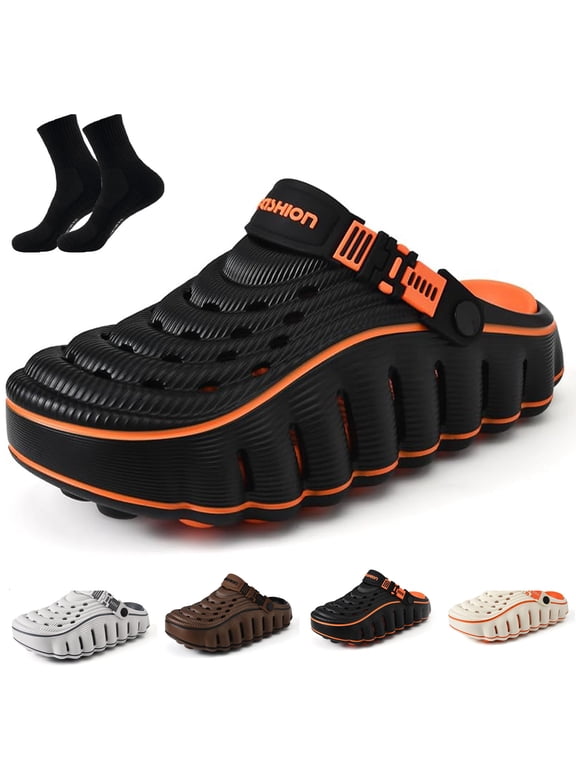 Cloud Walk Clogs, Lightweight EVA Slip On Shoes with Roomy Toe Box | Cloud Walk Clogs, Lightweight EVA Slip-On Shoes with Roomy Toe Box, Textured Footbed, Adjustable Strap, Easy Clean