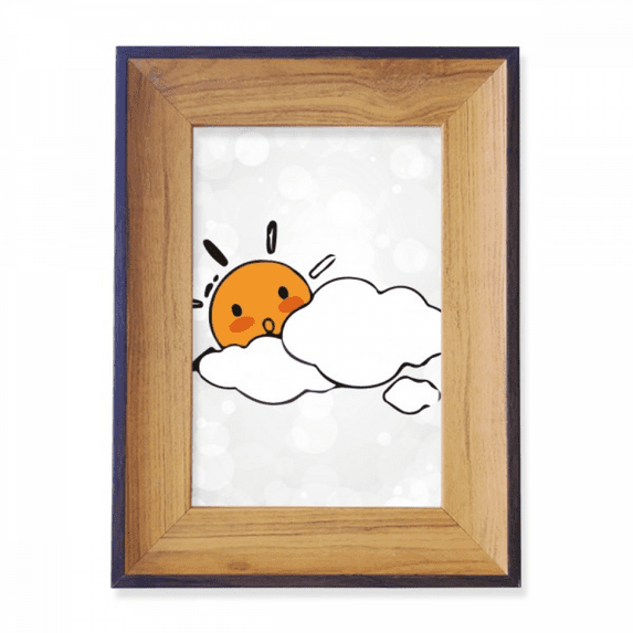 Cloud Weather Sun Illustration Pattern Photo Frame Exhibition Display Art Desktop Painting