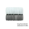 thumbnail image 1 of Cloud Weave Face Towel Set, Thickened Towel, Absorbent Hair Drying Towel, Household Face Washing Towel, Bathing Face Towel, Adult Towel Set, Practical Home Gift (White+Gray), 1 of 5