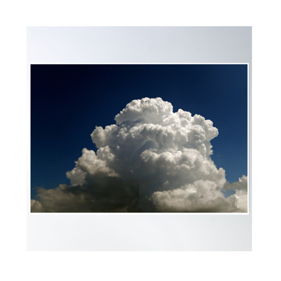 Cloud With Deep Blue Sky Poster Wall Art Modern Wall Decor