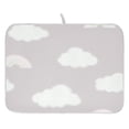 thumbnail image 1 of Cloud and Rainbow Pattern Dish Drying Mat for Kitchen, Quick Drying Absorbent Soft Durable 16" x 18", 1 of 10