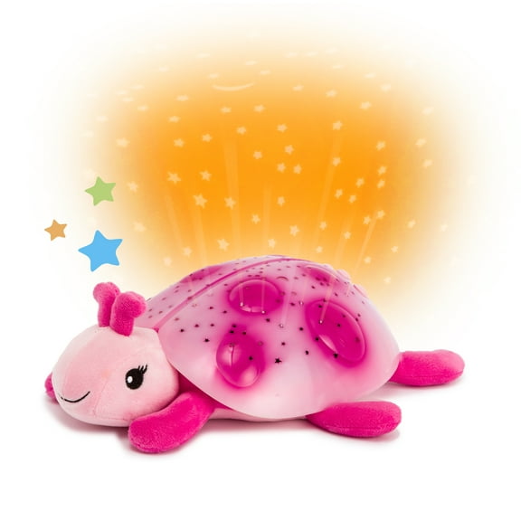 Cloud B Twilight Ladybug Star Constellation LED Night Light, Pink
