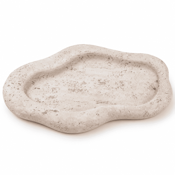 Cloud shaped Decorative Tray for Bathroom Countertop and Home Organization