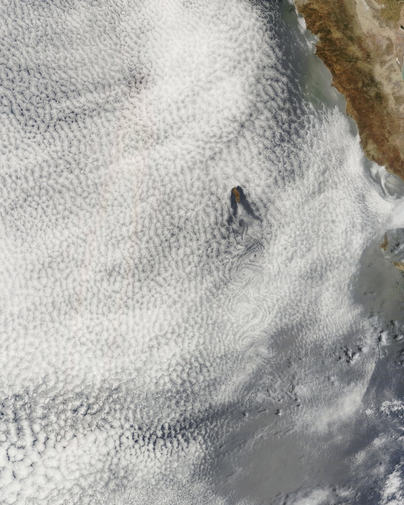 Cloud vortices and glory off Guadalupe Island Mexico Canvas Art - Stocktrek Images (25 x 31)
