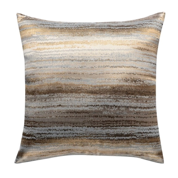 Cloud9 Design Allure Aqua Silver - 22" x 22" Metallic Jacquard Decorative Throw Pillow