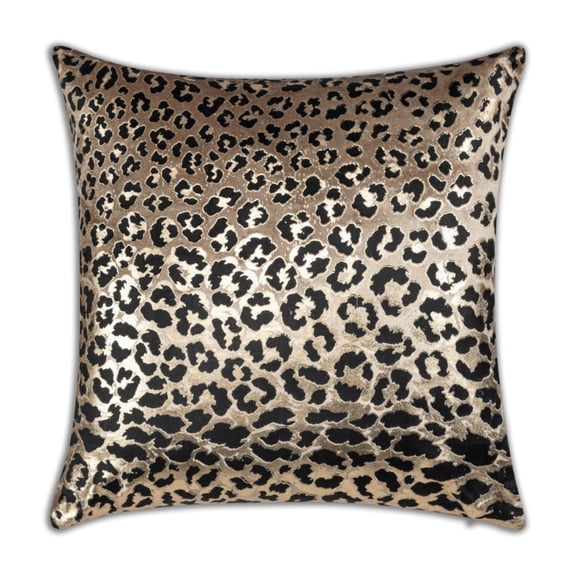 Cloud9 Design Bryce 22" x 22" - Animal Print Velvet Decorative Throw Pillow