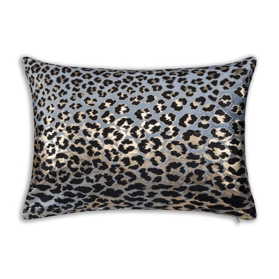 Cloud9 Design Bryce Multicolor 20" x 14" - Animal Print Velvet Decorative Throw Pillow