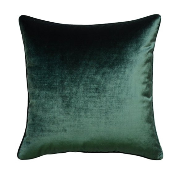 Cloud9 Design Castle Hill Zain Solid Green Pillow, 22"X22"