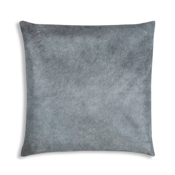 Cloud9 Design Lagos Grey Hide Pillow, 22"X22"