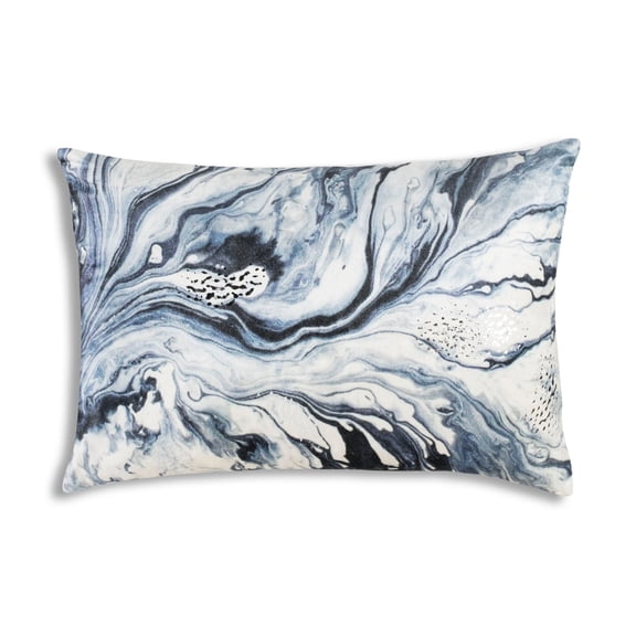 Cloud9 Design Lapis Blue Pillow, 14"X20"