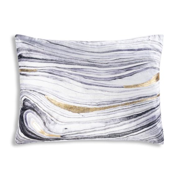 Cloud9 Design Mayaro Gray Pillow, 14"X20"
