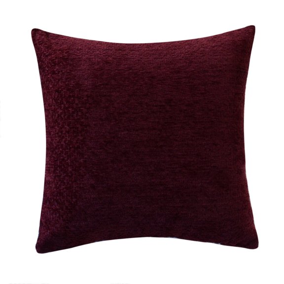 Cloud9 Design Rimini Burgundy Textured Pillow, 22"X22"