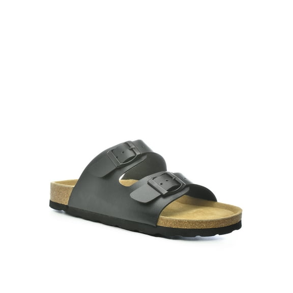 CloudAir Ladies' Joyce Slip-On Contoured Comfort Footbed Buckle Strap Sandals