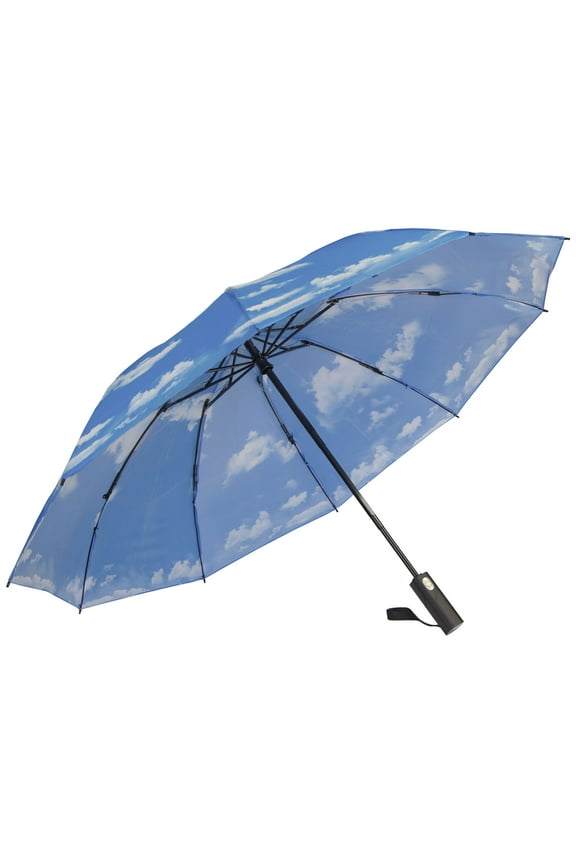 Umbrellas Clouds in the Sky Auto Open/Close Umbrella 46-inch Canopy