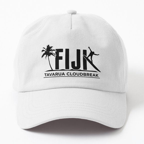 Cloudbreak Surf Fiji Baseball Cap, Surf Graphic Design