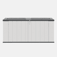 thumbnail image 1 of LazySunsets Waterproof Resin Gardening Supplies Storage Shed, 2.1 ft x 4.7 ft x 2.2 ft, White, 1 of 7