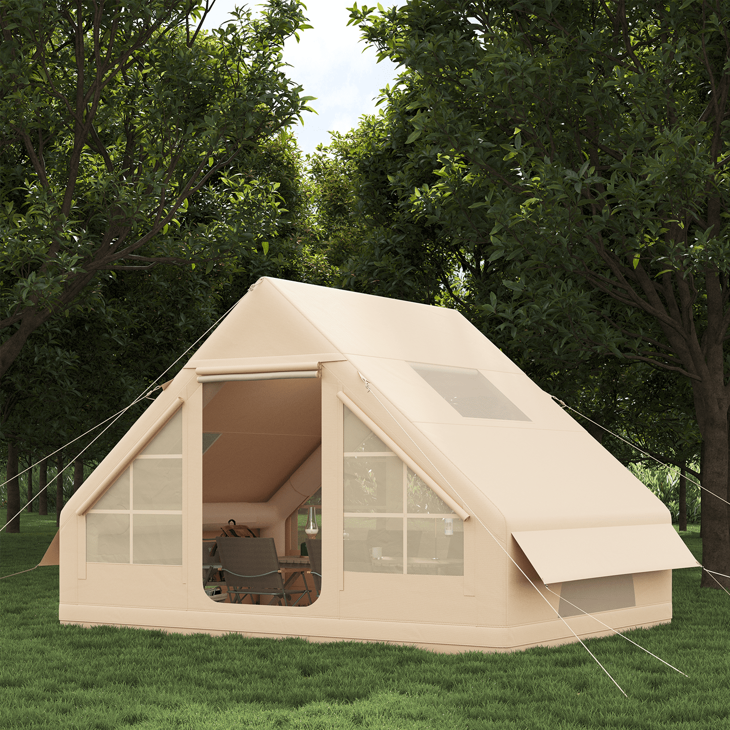 Clouddwell 4-8 Person Inflatable Tents for Camping, Instant Setup