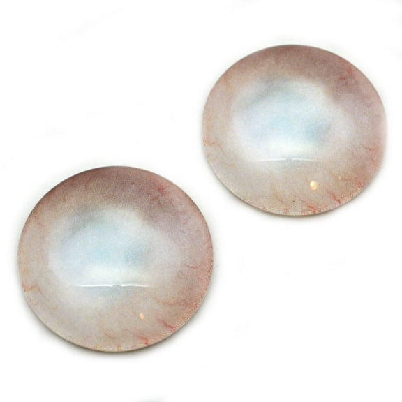 Clouded Blind Human Inspired Glass Eyes