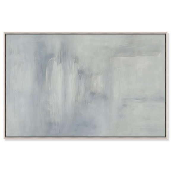 Clouded Depths I Canvas Print Minimalist Art by Art Remedy, Silver Frame, 36 x 24