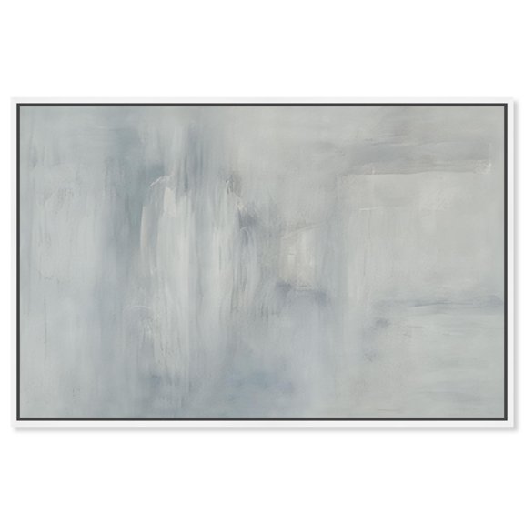 Clouded Depths I Canvas Print Minimalist Art by Art Remedy, White Frame, 36 x 24