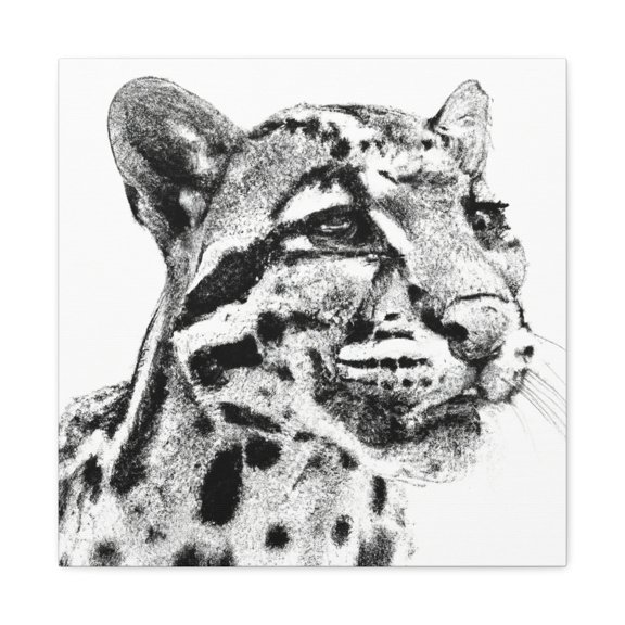 Clouded Leopard Majesty - Canvas