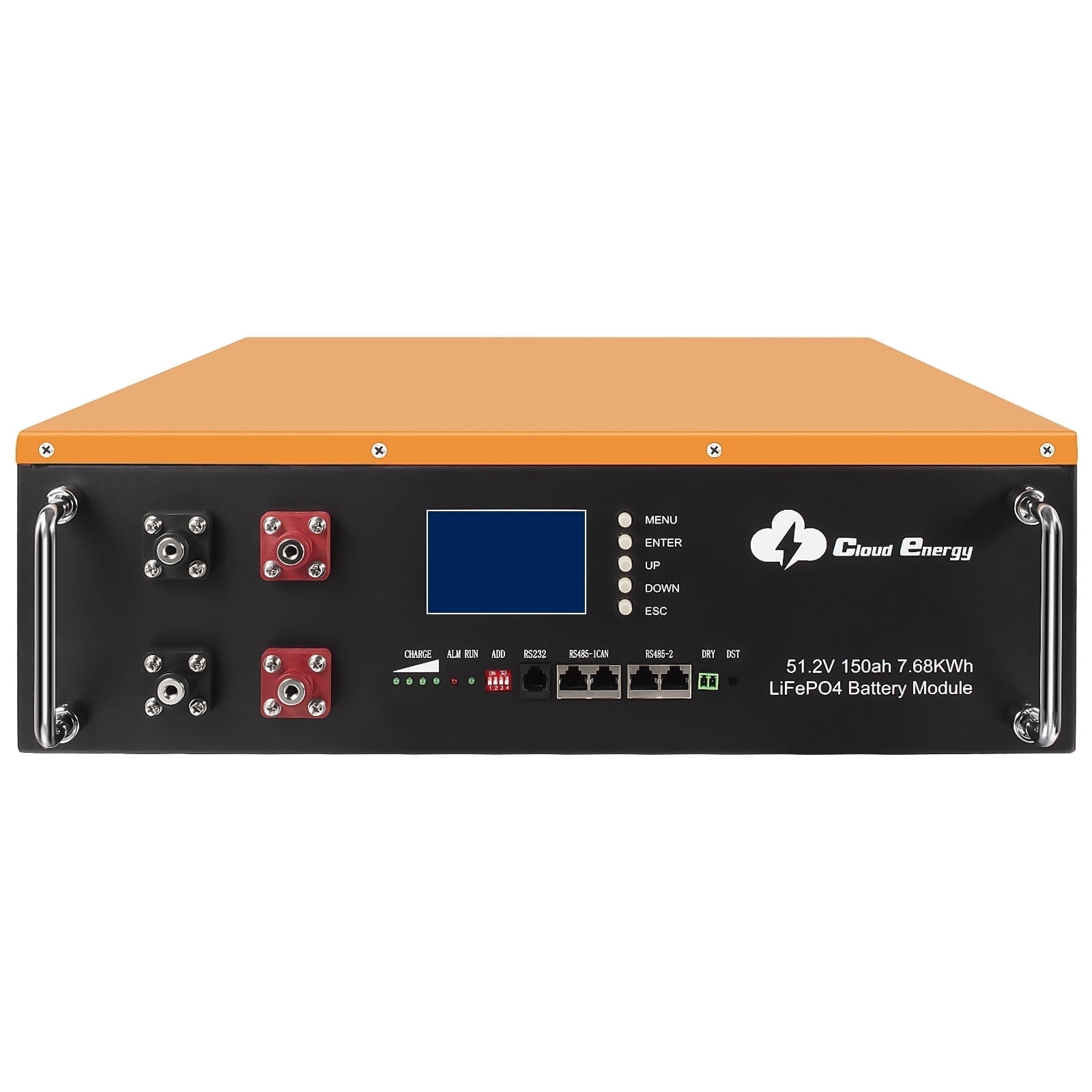 48V 150Ah Cabinet Type Lithium LiFePO4 Deep Cycle Rechargeable Battery | 6000+ Life Cycles & 10-Year Lifetime | Built-in BMS & LED Monitor | RV, Solar, Marine, Overland, off-Grid