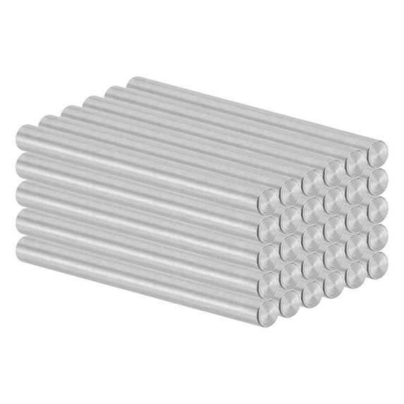 Uxcell 3mm x 40mm Dowel Pin Stainless Steel, 30 Pcs 304 Stainless Steel Pegs for Shelves Furniture Fixing, Silver