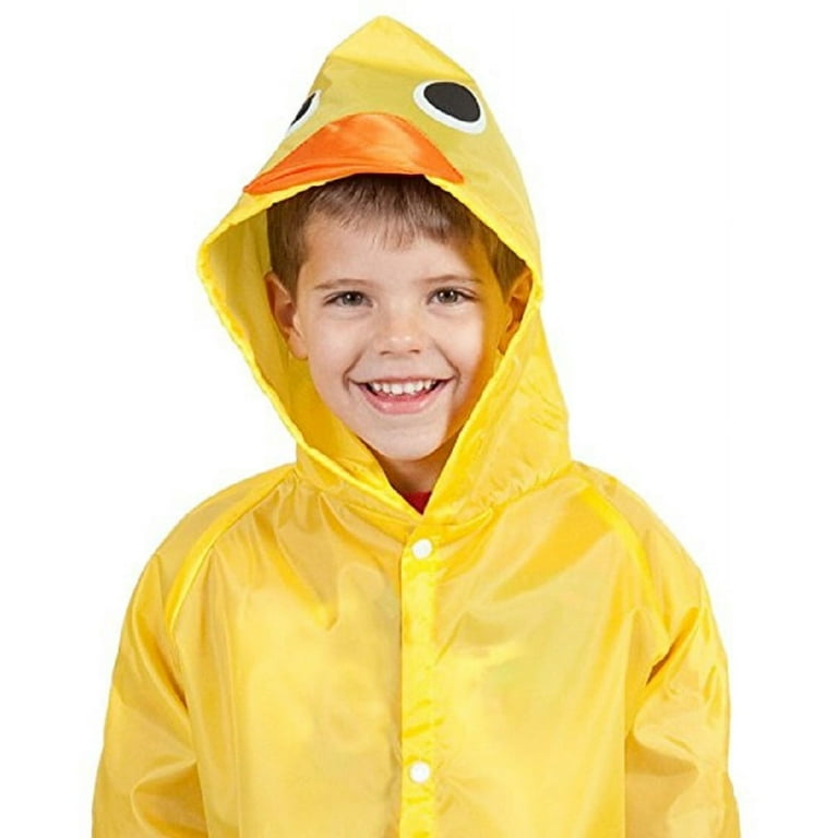 Rubberised cheap raincoat kids