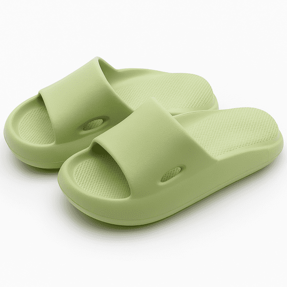 Comfort Cloud Slide Sandals for Women and Men, Non-Slip Shower Bathroom Slippers, Thick Sole Indoor House Slides