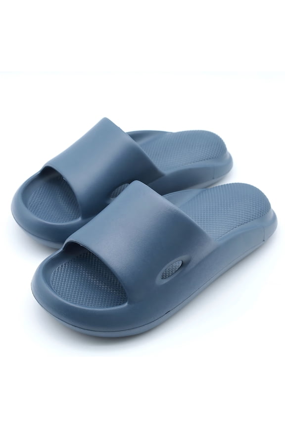 Clouds Anti-Slip Slippers for Women and Men, Shower Bathroom Slides Sandals House Slippers Comfort Thick Sole Slides