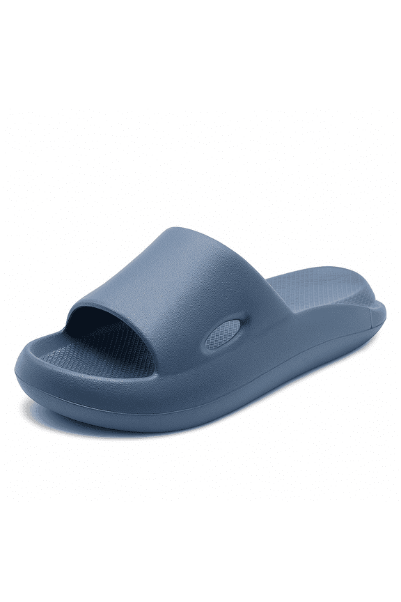 Comfort Cloud Slide Sandals for Women and Men, Non-Slip Shower Bathroom Slippers, Thick Sole Indoor House Slides