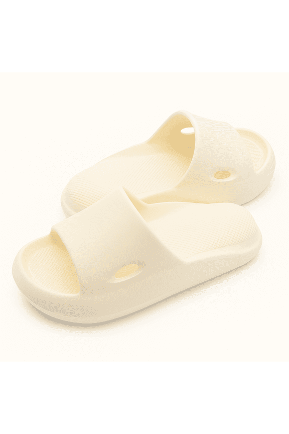 Clouds Anti-Slip Slippers for Women and Men, Shower Bathroom Slides Sandals House Slippers Comfort Thick Sole Slides