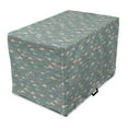 thumbnail image 1 of Clouds Dog Crate Cover, Fantasy World Dreamy with Dragon Tails, Easy to Use Pet Kennel Cover Small Dogs Puppies Kittens, 7 Sizes, Blue Grey Multicolor, by Ambesonne, 1 of 6