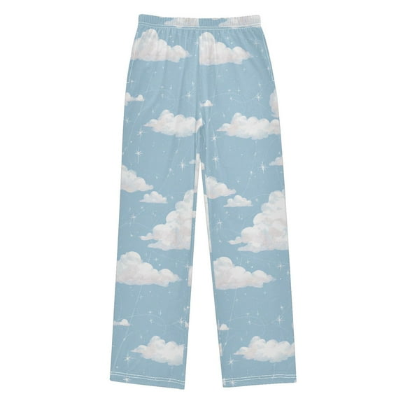 Clouds Floating in The Sky Boys Pajama Pants Soft and Lightweight Elastic Waistband Children's Pajama Pants