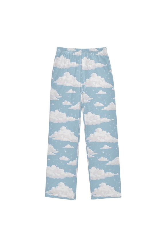 Clouds Floating in The Sky Pajama Pants Soft and Lightweight Elastic Waistband Pajama Pants